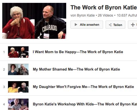 Video The Work Byron Katie Eltern