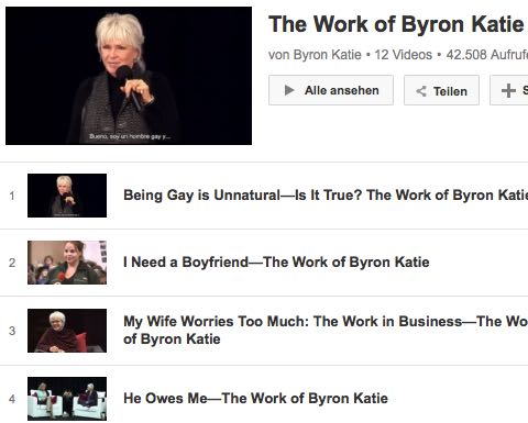 Video The Work Byron Katie Beziehung